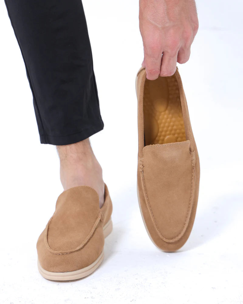 Mocassins de camurça premium
