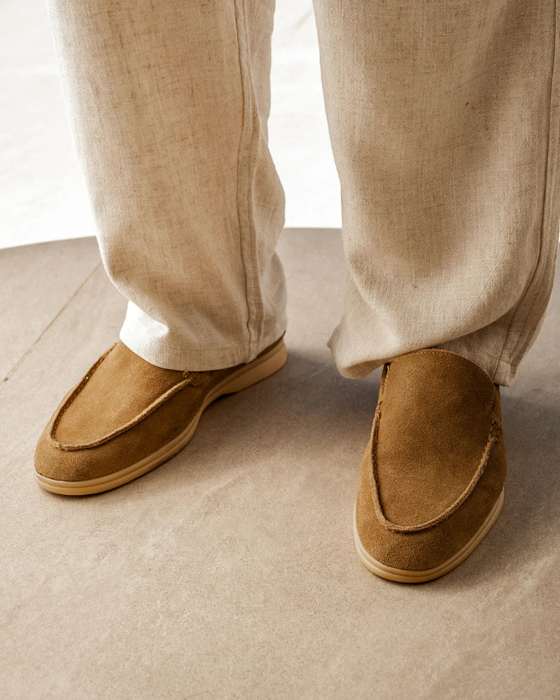 Mocassins de camurça premium