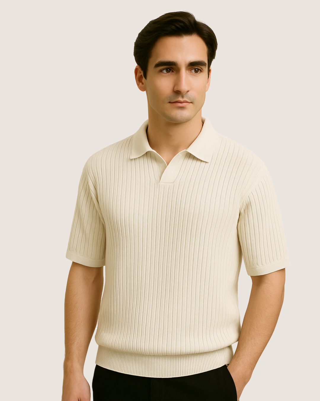 Florence – Ribbed Cotton Polo